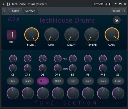 Dj X - TechHouse Drums.png